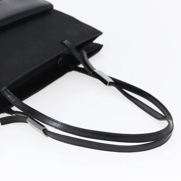 GUCCI GG Canvas Tote Bag Nylon Black Auth - Picture 6 of 15